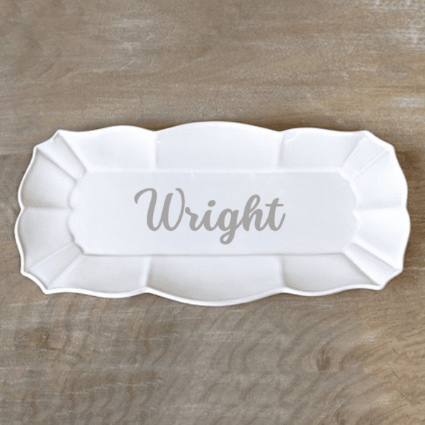 Personalized Tray (White)